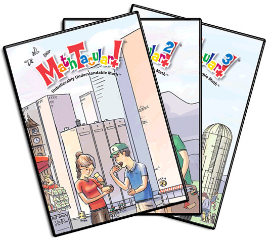 MathTacular 1-3 DVDs